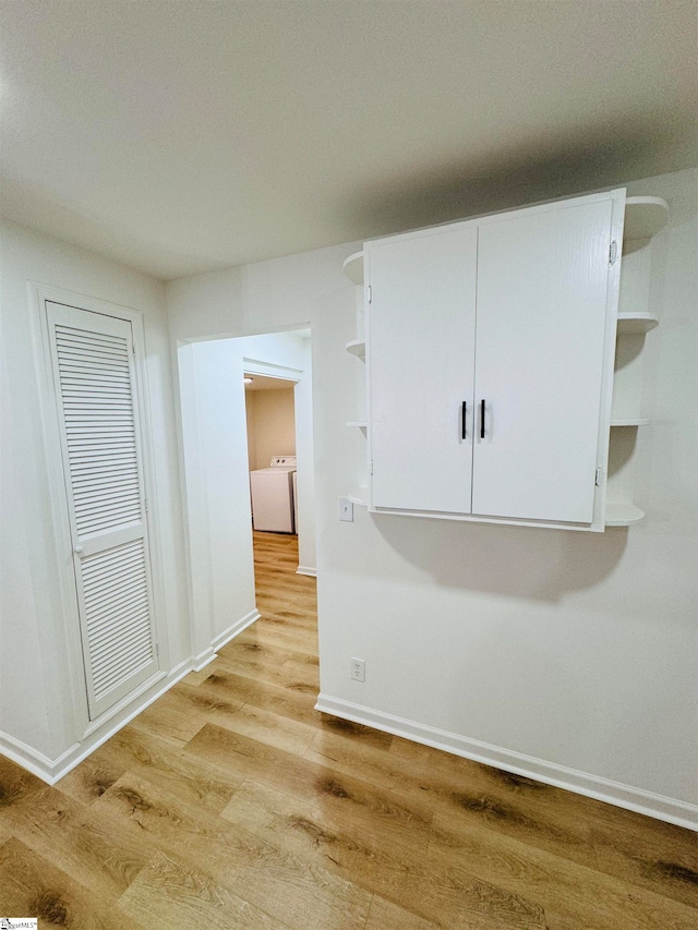 interior space featuring light hardwood / wood-style flooring