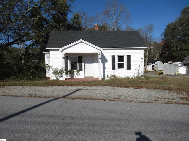 view of bungalow-style home