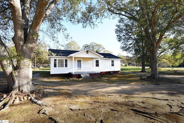 view of front of home