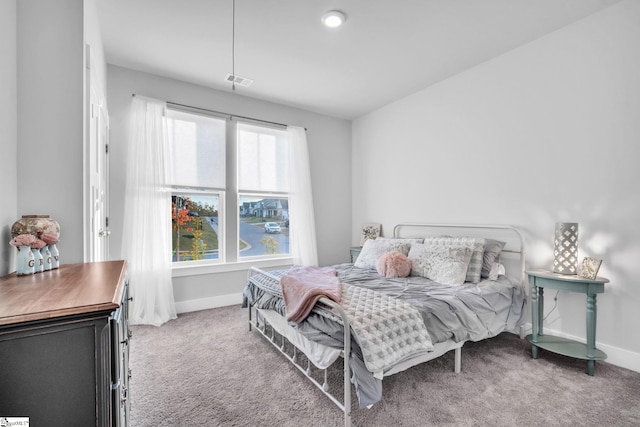 bedroom featuring carpet floors