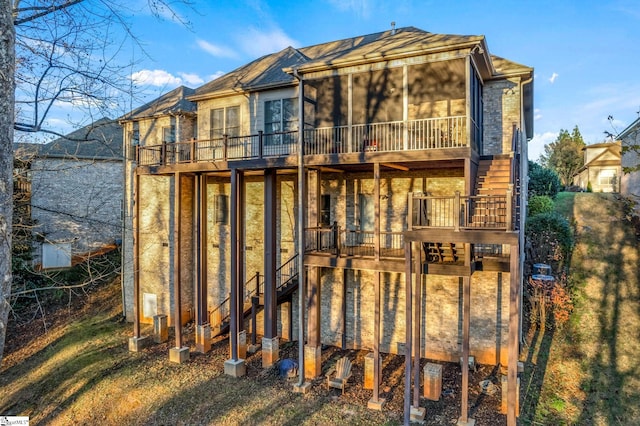 view of rear view of house