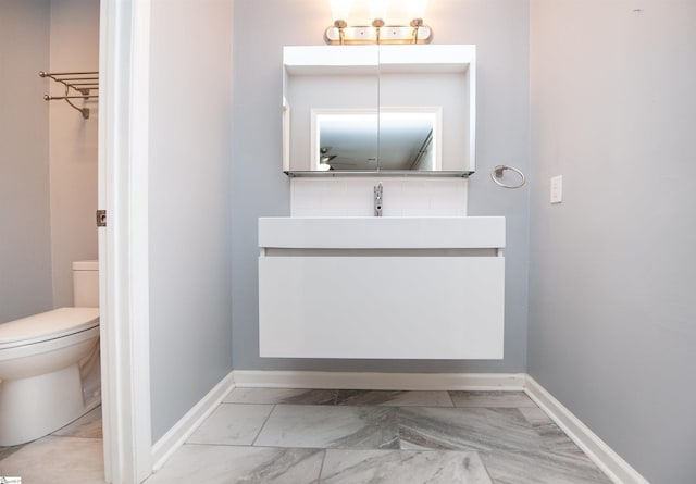 164 Buckstone Ln, Spartanburg, SC 29307 - bathroom featuring vanity and marble finish flooring