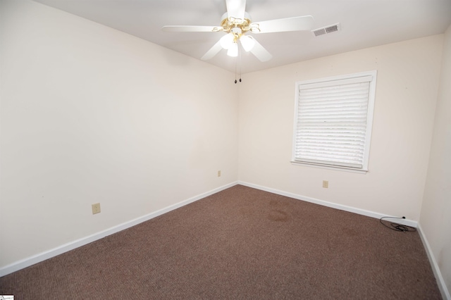 164 Buckstone Ln, Spartanburg, SC 29307 - unfurnished room featuring ceiling fan and dark colored carpet