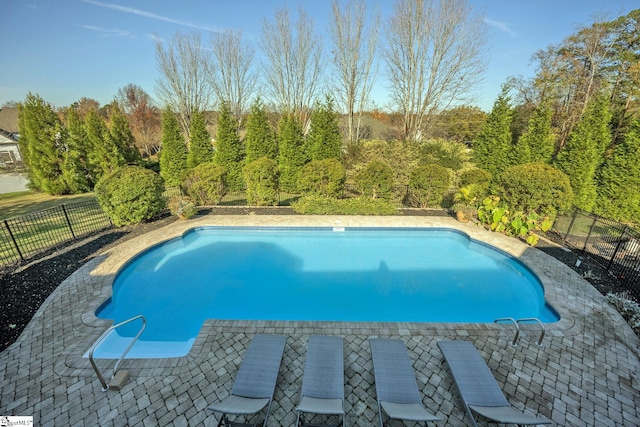 view of pool