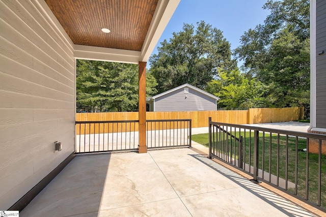 view of patio / terrace