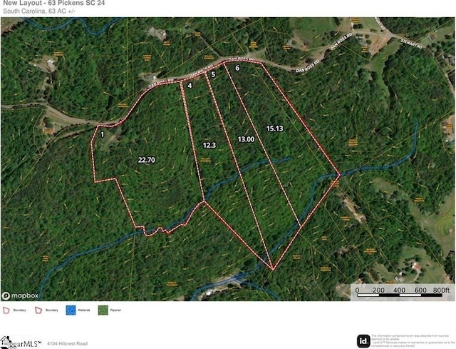 0 Dan Ross Rd Lot 6, Six Mile SC, 29682 land for sale