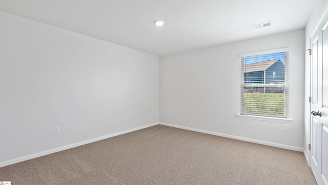305 Lodestone Rd Lot 0267, Simpsonville, SC 29680 - empty room with recessed lighting, baseboards, visible vents, and carpet