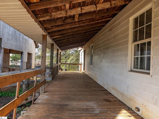 view of deck