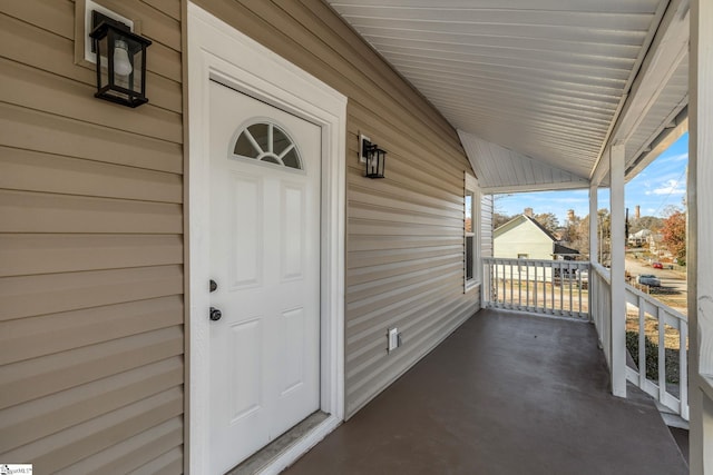 view of property entrance