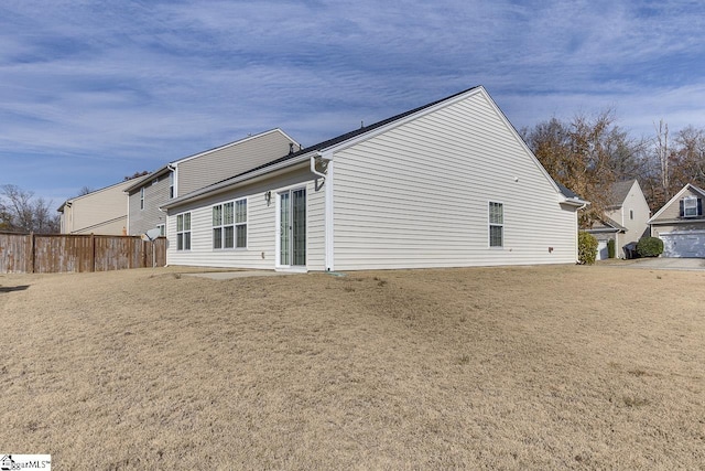 view of rear view of property