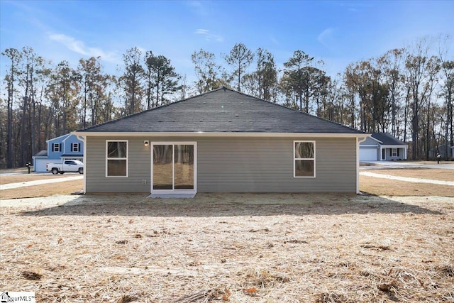 view of back of property