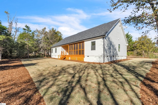 view of side of property