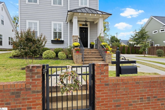 view of front of property