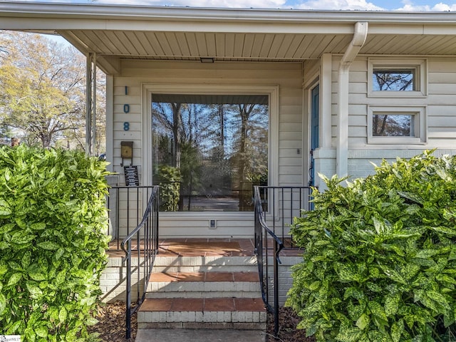 view of entrance to property