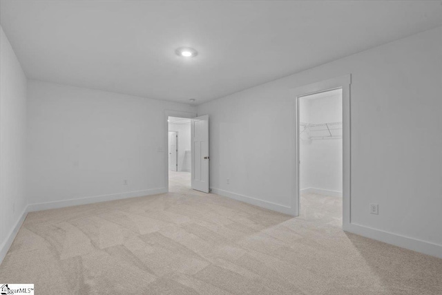 empty room with light carpet