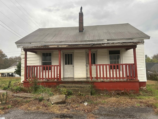 bungalow with a porch