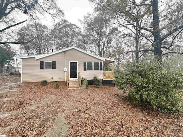 view of front of home