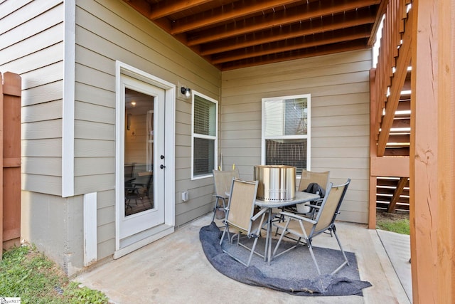 view of patio