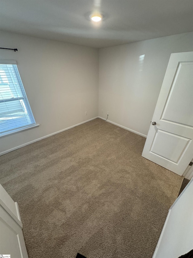 unfurnished room featuring carpet flooring