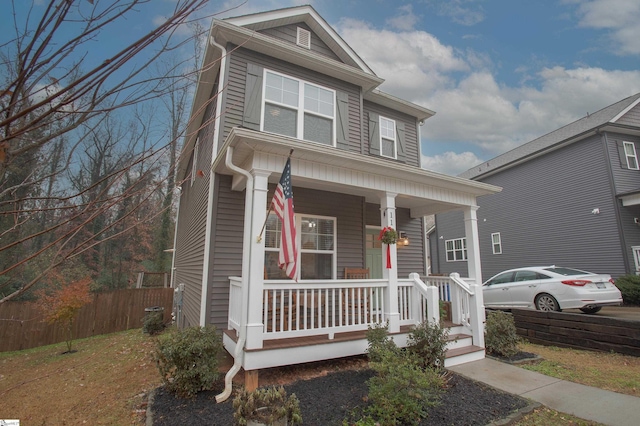 view of front of property