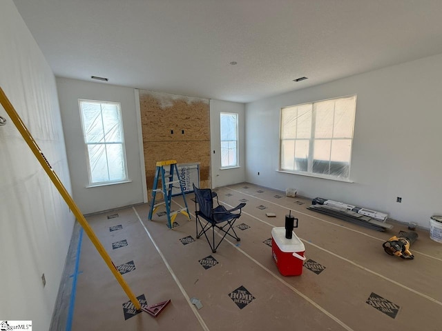 interior space with plenty of natural light