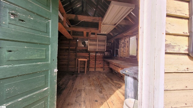 view of storage room