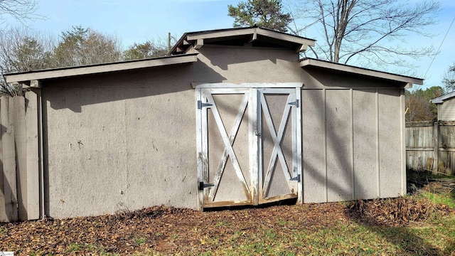 view of outbuilding