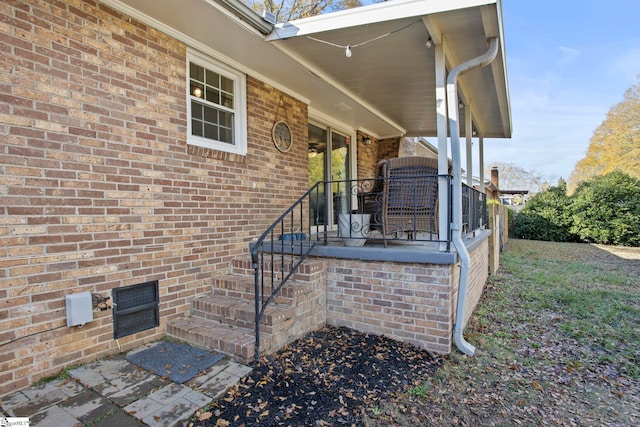 view of patio / terrace featuring a porch