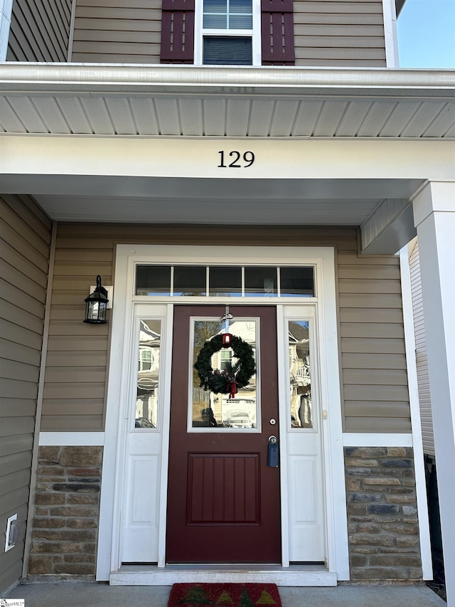 view of property entrance