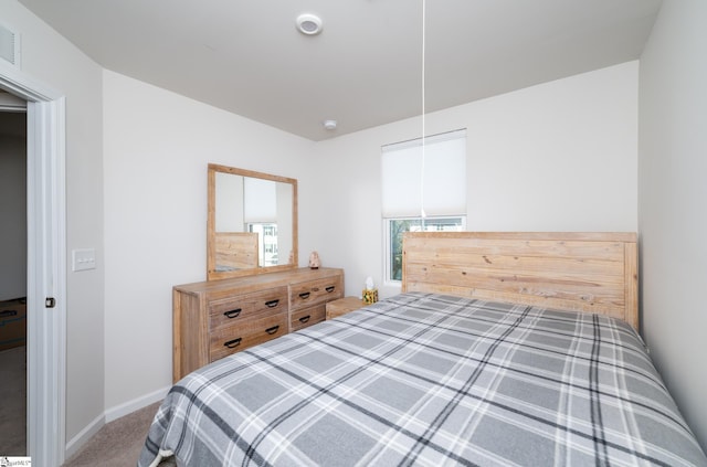 bedroom featuring carpet flooring