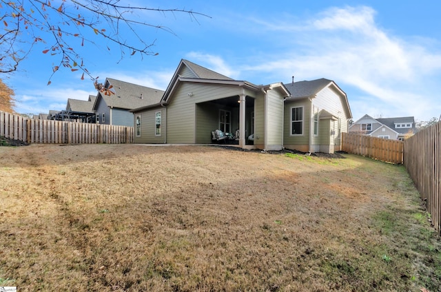 view of rear view of property