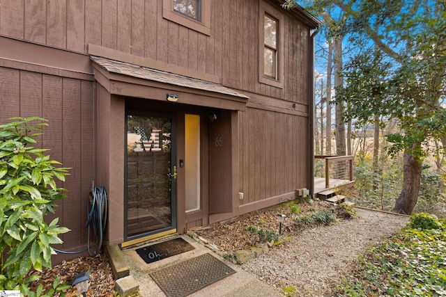 view of entrance to property