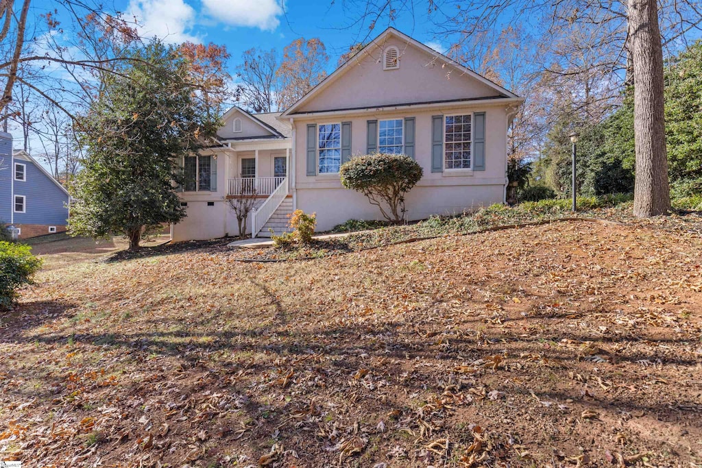 view of front of property