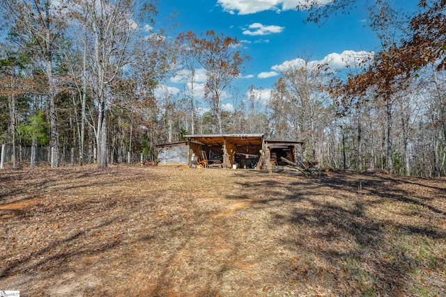 249 Monroe Bridge Rd, Honea Path, SC 29654 - view of yard featuring an outbuilding
