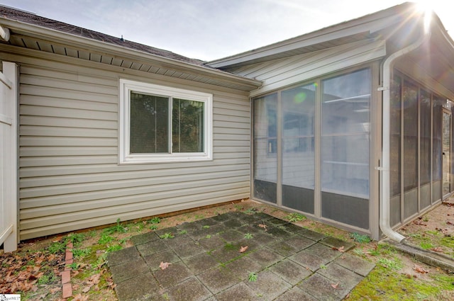 exterior space featuring a patio area