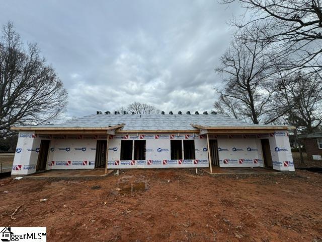 view of unfinished property