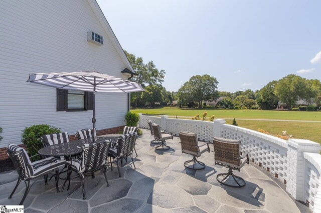 view of patio