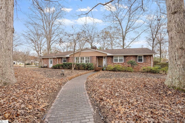 view of ranch-style house