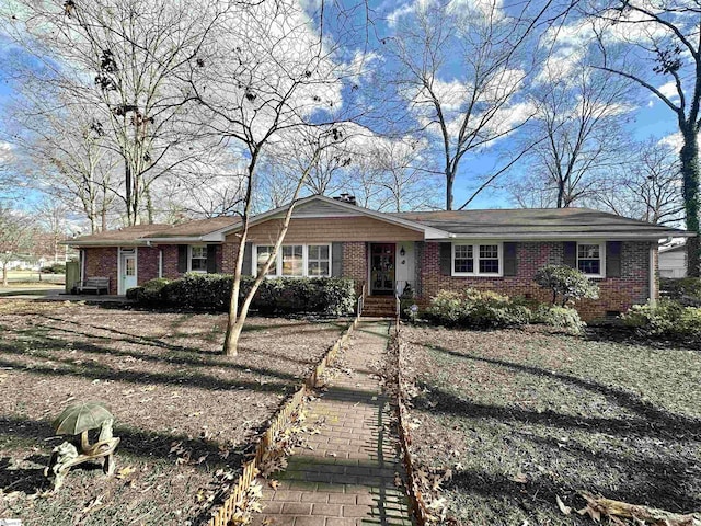 view of ranch-style house