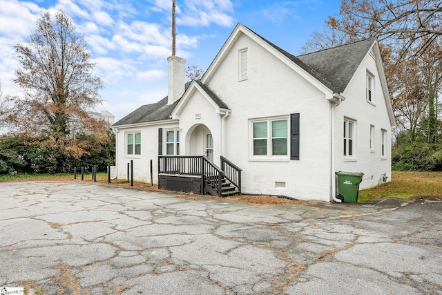 view of front of home