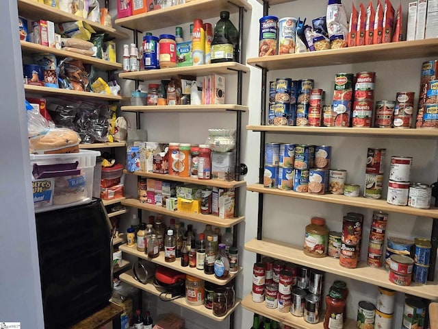 view of pantry