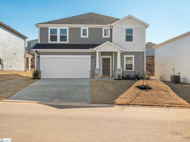 897 Burghley Cir, Greer, SC 29651 - view of front of home featuring a garage and a yard