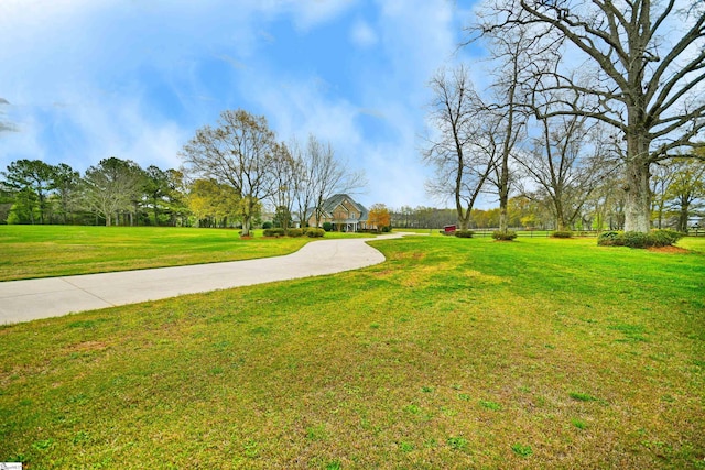 view of yard