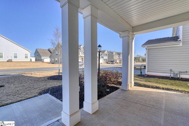 view of patio / terrace featuring covered porch