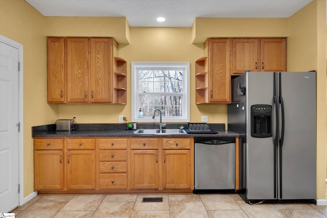 kitchen featuring sink and stainless steel appliances