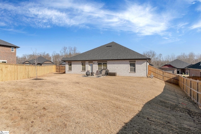 view of rear view of property