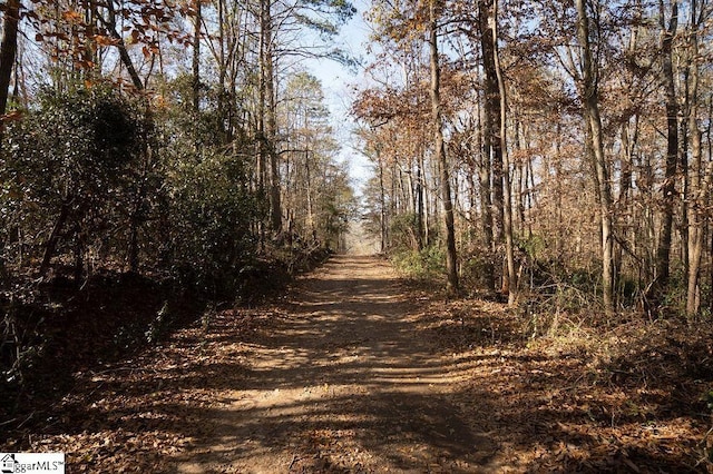 view of road