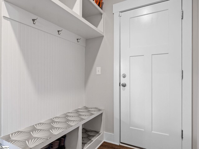 view of mudroom