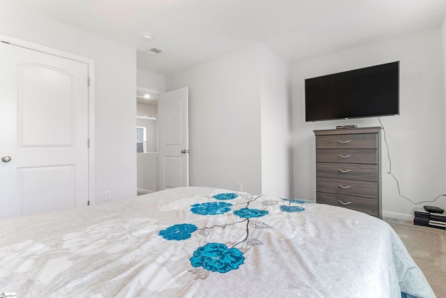 bedroom featuring carpet flooring