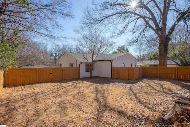 view of back of property